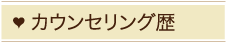 カウンセリング歴